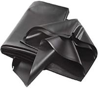 Highdurability - Revestimiento de estanque negro de polietileno de alta densidad de 20 x 20 pies, 23 x 20 pies, 0,12 mm de grosor, ideal para peces y estanques koi. Características de agua, fácil de