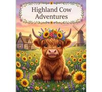 Highland Cow Adventures: A Cozy & Cute Countryside Coloring Book for Kids Ages 7-14