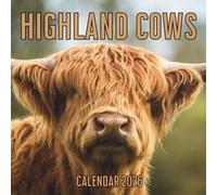 Highland cow Calendar 2026: 12 Months Organizer For Home & Office From January to December