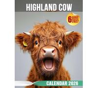 Highland Cow Calendar 2026 - 2027: Scenic Views with Iconic Hairy Cows in a Stunning and Functional Layout | Perfect Gift Choice