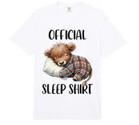 Highland Cow, Camisón Camisón Oficial Sleepshirt Sleep Comfort Colors Adult Heavyweight T-Shirt