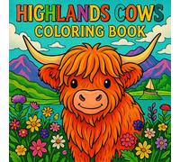 Highland Cow Coloring Book Adults: A Fun and Whimsical Scottish Souvenir Featuring Cute Calves, Castles, and Funny Scenes for Stress Relief and Relaxation