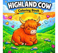 Highland Cow Coloring Book: Cute, Cozy and Comfy Illustrations for Kids, Teens and Adults | Simple and Relaxing Coloring Pages for Stress Relief and Mindfulness