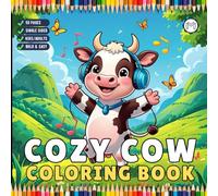 Highland Cow Coloring Book Gift for Adults Kids Boys Girls Teens Simple Bold and Easy Kawaii Cow Animal Lover Coloring Activity Sheets 50 Pages Single ... Cute Highland Cow Relaxation Coloring Book