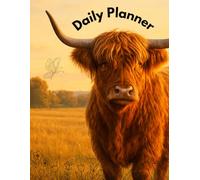 Highland Cow daily planner