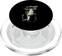 Highland Cow Face Primer Plano rústico Granja PopSockets PopGrip para MagSafe