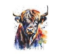 Highland Cow Journal: Wide Lined Notebook - 120 Pages for Writing, Journaling, Notes, and Daily Reflection