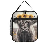 Highland Cow - Lonchera térmica portátil para hombres y mujeres, para el trabajo, picnic