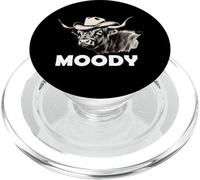 Highland Cow Lover Moody Western Cattle Rancher PopSockets PopGrip para MagSafe