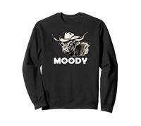 Highland Cow Lover Moody Western Cattle Rancher Sudadera