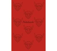 Highland Cow Notebook - 100 Page Writing Journal | Cute Scottish Cow Design, Perfect for Notes, Ideas, and Daily Reflections: Red Edition