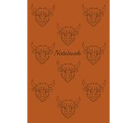 Highland Cow Notebook - 100 Page Writing Journal | Cute Scottish Cow Design, Perfect for Notes, Ideas, and Daily Reflections: Orange Edition