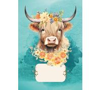 Highland Cow Notebook A4