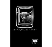 Highland Cow Notebook Funny humor