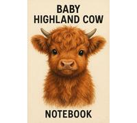 Highland Cow Notebook: Kawaii Animal Journal for School, Journaling, or Drawing - 6x9" Lined Journal for Girls and Boys