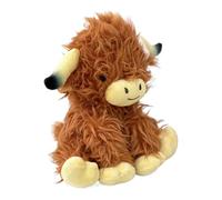 Highland Cow Plush, Soft Cute Fuzzy Cuddly Snug Decorative Stuffed Toy