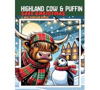 Highland Cow & Puffin Save Christmas: A funny winter colouring comics book for teens and adults