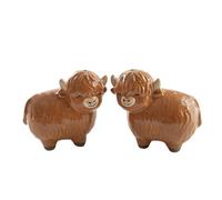 Highland Cow Salt & Pepper Shakers NUEVO