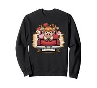 Highland Cow San Valentín Lindo Romántico Granja Animal Love Sudadera