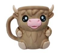 Highland Cow - Soporte para pintas de helado para Ben y Jerry con asa, regalos Ferdinand The Bull Lover, acero inoxidable