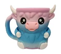 Highland Cow - Soporte para pintas de helado para Ben y Jerry con asa, regalos Ferdinand The Bull Lover, acero inoxidable