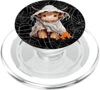 Highland Cow Western Halloween Funny Moo-Boo Design PopSockets PopGrip para MagSafe