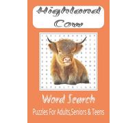 Highland Cow Word Search Puzzle Book:: Word Search with Easy to read print about [6x9 inches,110 pages] 50+Puzzle ...Gifts, Vacation, Holidays, Birthdays,Free time