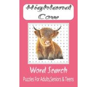 Highland Cow Word Search Puzzle Book: Word Searches with Easy to read print about cows, Highland cow, Farm Animals and more [6x9 inches,110 pages] ... Vacation, Holidays, Birthdays,Free time