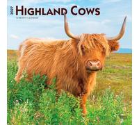 Highland Cows 2027 12 X 24 Inch (Hanging) Monthly Square Wall Calendar Plastic-Free: Original BrownTrout-Kalender [Mehrsprachig] [Kalender]