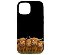 Highland Cows: Los Muchachos Carcasa para iPhone 15
