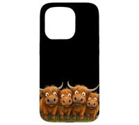 Highland Cows: Los Muchachos Carcasa para iPhone 15 Pro