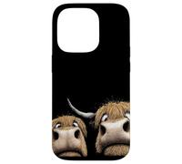 Highland Cows The Grumpy Coos Carcasa para iPhone 14 Pro