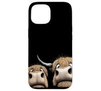 Highland Cows The Grumpy Coos Carcasa para iPhone 15