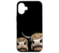Highland Cows The Grumpy Coos Carcasa para iPhone 16 Plus
