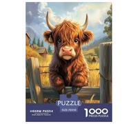 Highland Gatotle 1000 Piezas Rompecabezas Rompecabezas DIY para Adultos Y Niños A Partir De 12 Años Rompecabezas Imposible Regalo 70x50cm/1000pcs