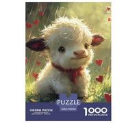 Highland Gatotle Puzle Juguete EduGatoivo Decoración Familiar 1000 Piezas Vaca Puzzle Juguetes Desafiantes Juego De Habilidad para Adultos Y Niños 70x50cm/1000pcs
