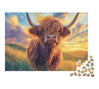 Highland Gatotle Puzzle 1000 Piezas, Regalos, Juguete EduGatoivo, Decoración del Hogar, para Niños Mayores De 12 Años 1000pcs (75x50cm)