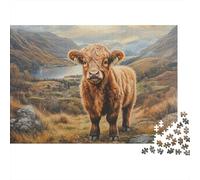 Highland Gatotle Puzzle De 1000, DIY, Juguete EduGatoivo, Decoración del Hogar, para Niños Mayores De 12 Años 1000pcs (75x50cm)