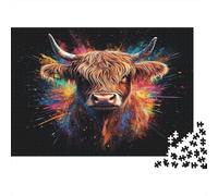 Highland Gatotle Puzzle De 1000, DIY, Juguete EduGatoivo, Decoración del Hogar, Rompecabezas Adultos, A Partir De 14 Años 1000pcs (75x50cm)