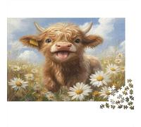 Highland Gatotle Puzzle De 1000, Regalos, Juguete EduGatoivo, Decoración del Hogar, Rompecabezas para Adultos, A Partir De 14 Años 1000pcs (75x50cm)