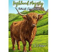 Highland Majesty: Intricate Cow Coloring