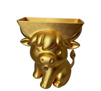 HighlandCow - Soporte de Esponja con Drenaje, Drenaje eficiente de Agua, 5 x 5 x 10 cm, Soporte de Esponja de, Bonito Soporte para Estropajo de Ganado, diseño Bonito y Funcional, para Amantes de