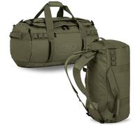 Highlander Mochila Unisex para Adultos, con Compartimento Acolchado para portátil, Color Verde Oliva, 45 L