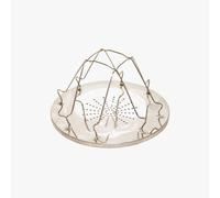 Highlander Plegable 4 Rebanada Acampada Tostador Acero Inoxidable Compact Ligero