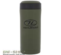 HIGHLANDER TERMO BOTELLA AISLADA 330ml OUTDOOR EJÉRCITO TERMO TAZA