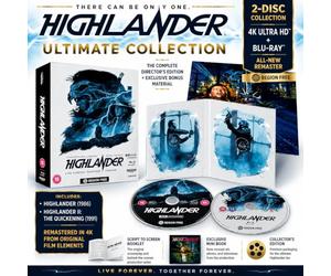 Highlander Ultimate Collector’s Edition 4K Ultra HD + Blu-ray Region Free 2-Disc Limited Edition Collector’s Booklets, Art Cards & Premium Packaging