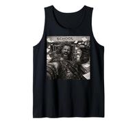 Highlander Último Día De Escuela Vacaciones De Verano Divertido Selfie Camiseta sin Mangas