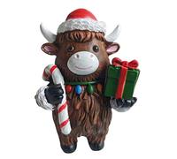 Highlands Cow Decoration - Highland Cow of Christmas Highland | Rústico y dulce para el baño de la granja cocina Salón infantil
