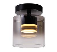 HighLight Plafón LED Salerno, 2.700 K, 1 luz, negro