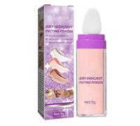 Highlight Powder | Patting Glitter Powder | 9g Hydrating Long-lasting Waterproof Highlighter Makeup for Hair, Cheeks, Body of All Skin Types